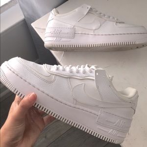 AF1 Shadow triple white